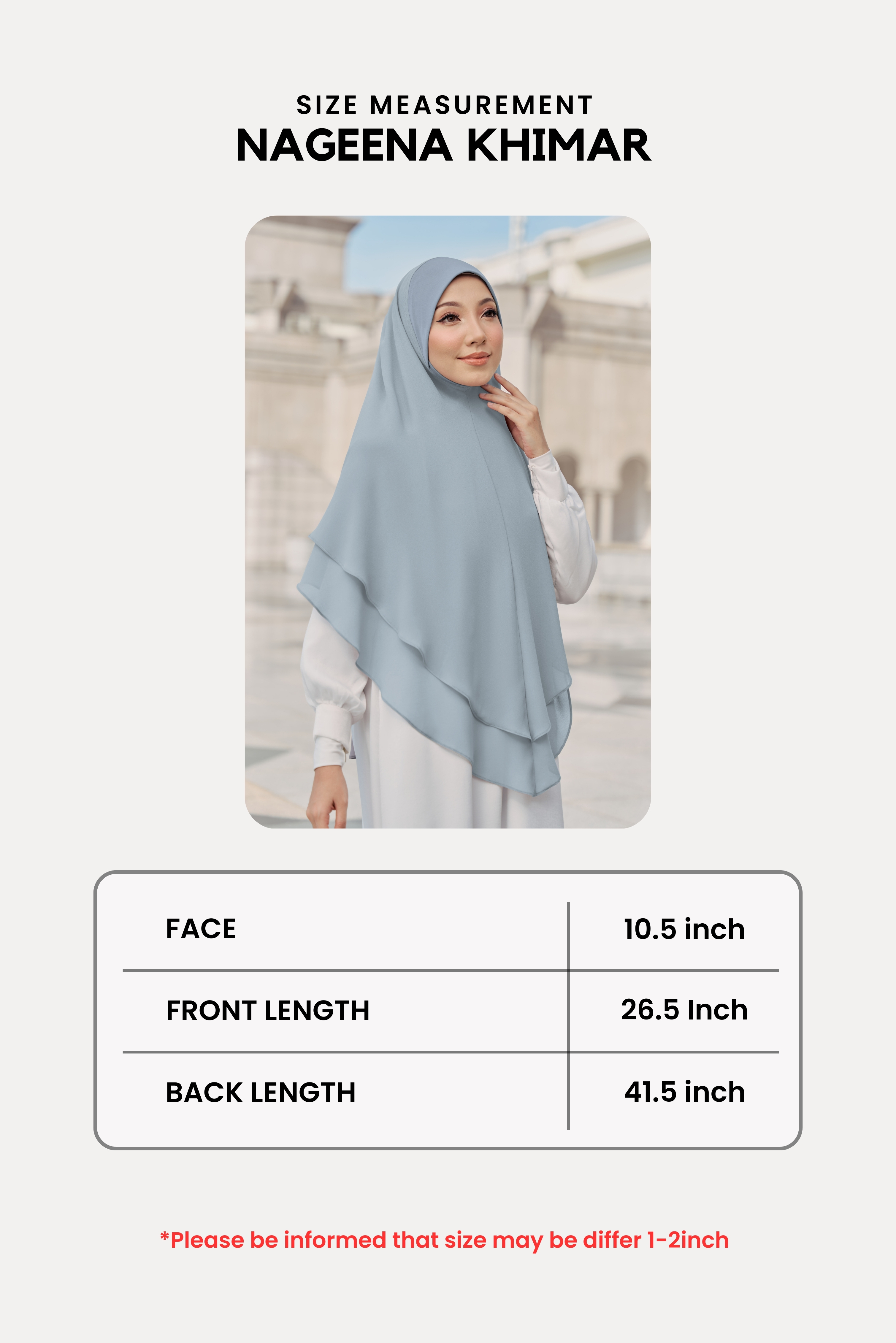 Nageena Khimar 1.0 in Off white
