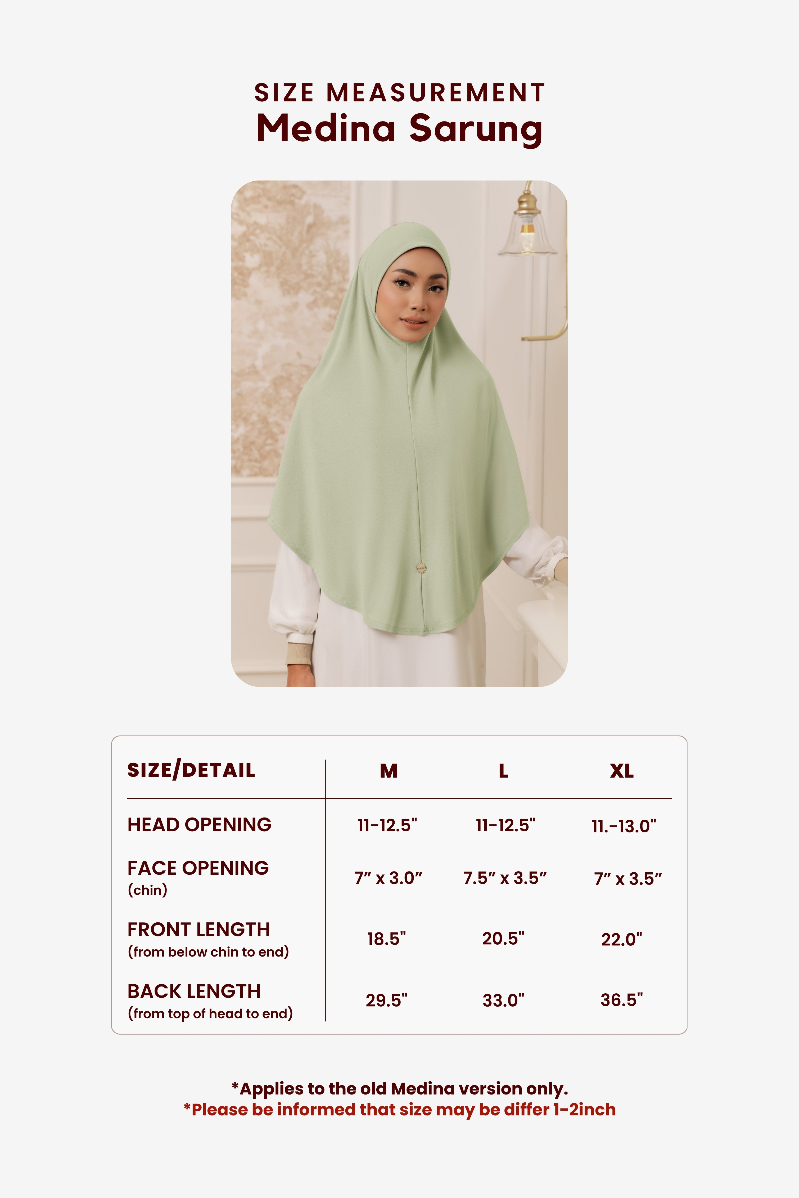 MEDINA Tudung Sarung in Deep Green
