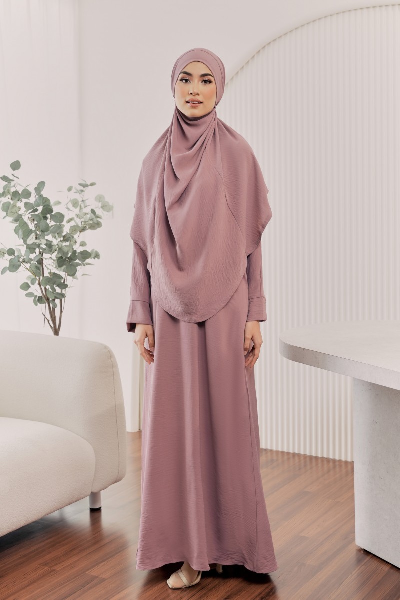 (AS-IS)BELVA Kaftan in Berry