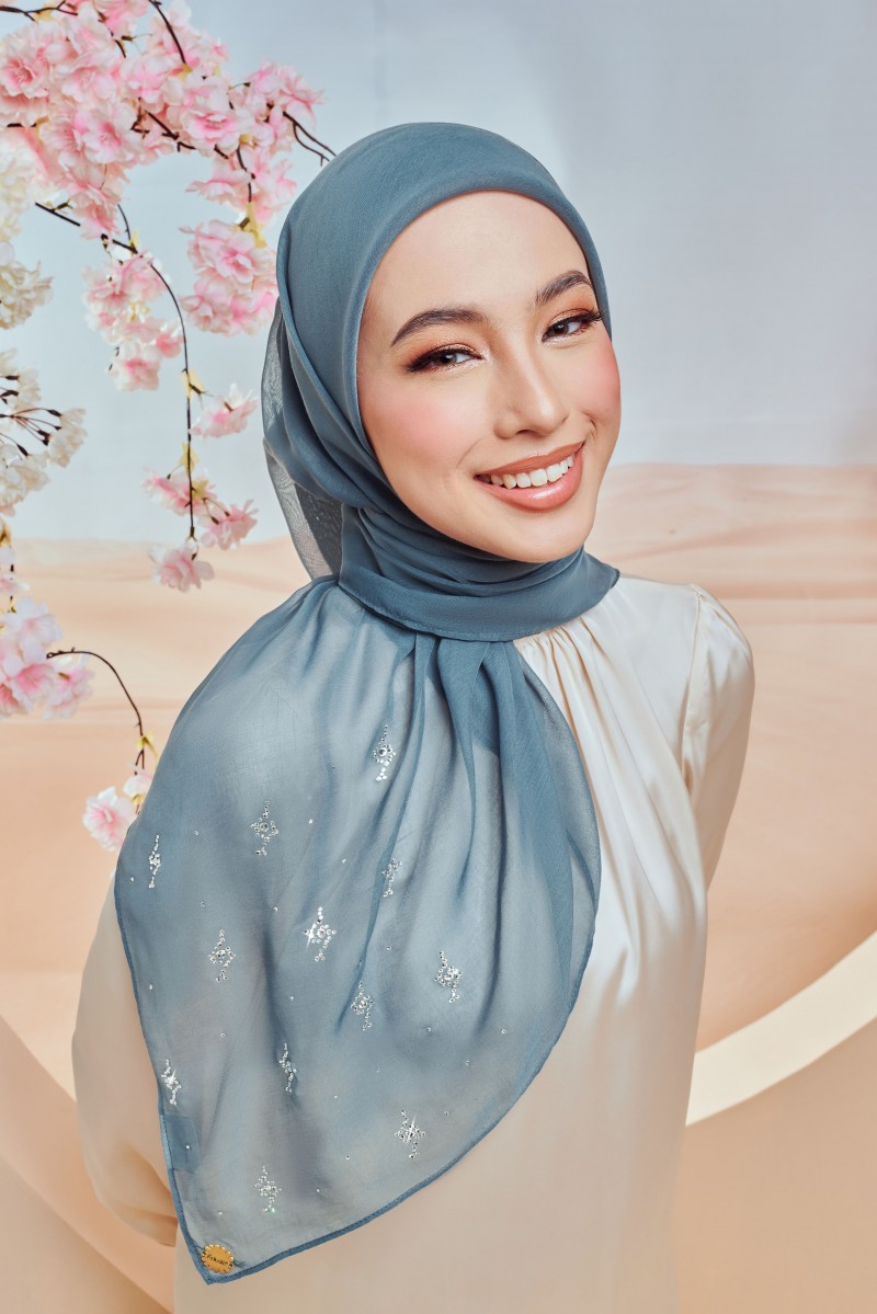 MYLA Luxe Bawal in Blue Jeans