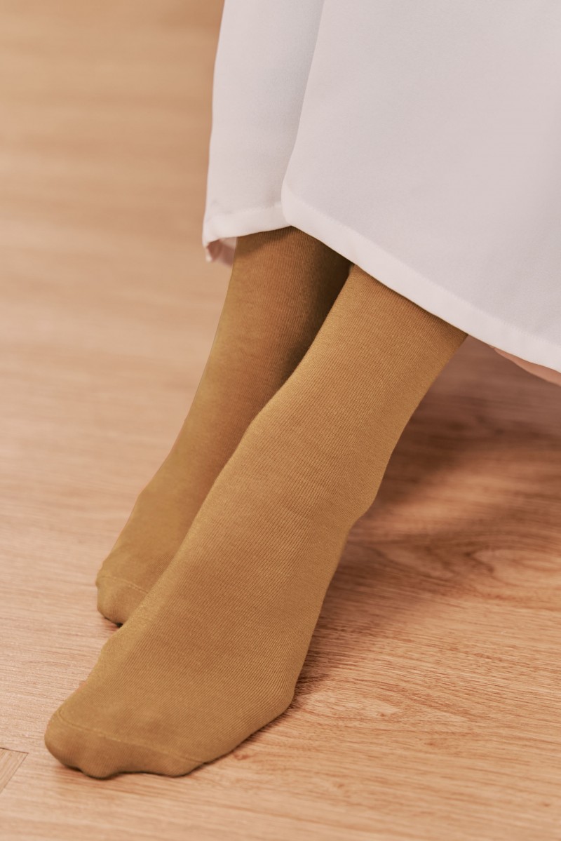 KIRA Bamboo Socks in Caramel