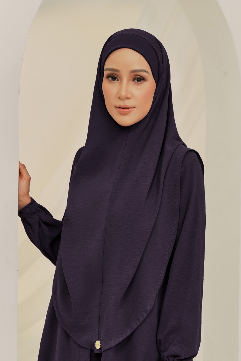 LANA Khimar in Dusty Purple