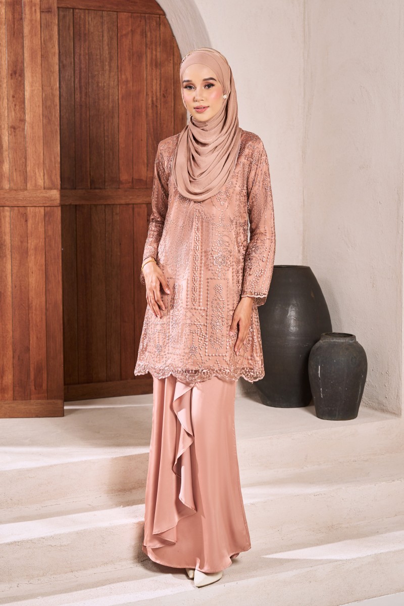 (AS-IS) JEMIMA Kurung in Dusty Orange