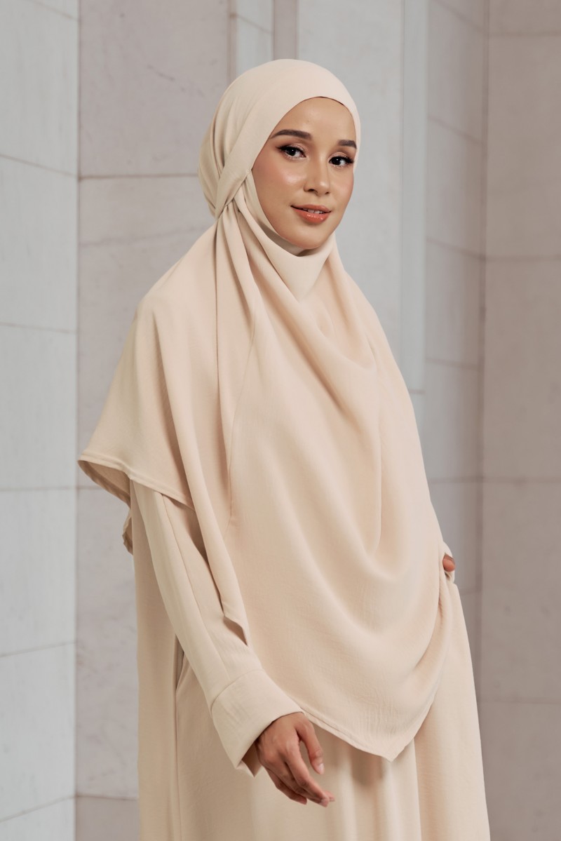 NEEMA Khimar in Light Beige