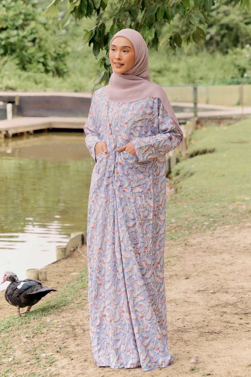 ZAFIRA Kaftan in Lila