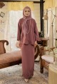 KARI Kurung in Mauve Purple