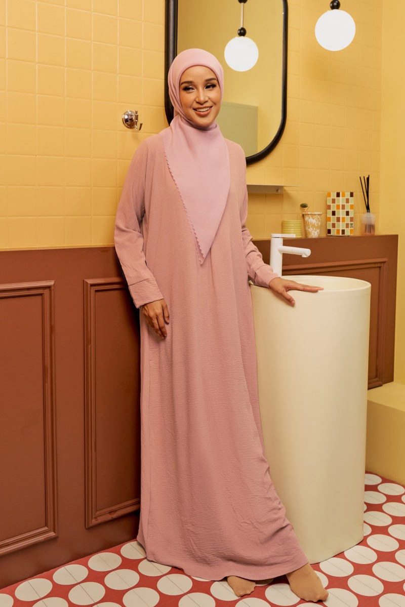 BELVA Kaftan in Salmon Pink