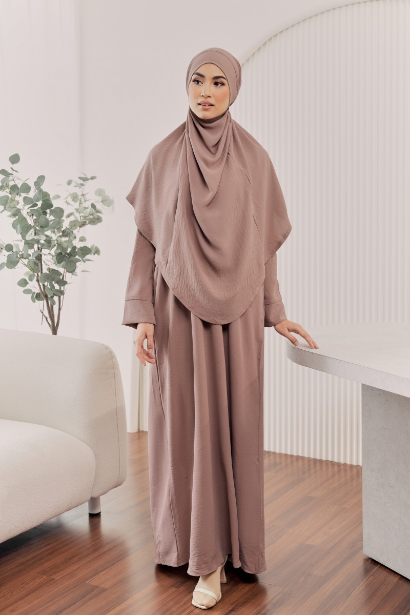 (AS-IS) BELVA Kaftan in Smokey Purple