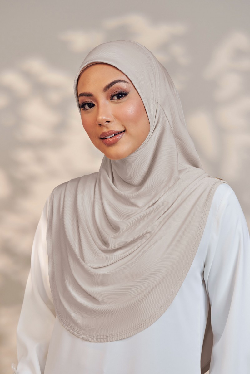 (AS-IS) Mega Tudung Sarung in Stone