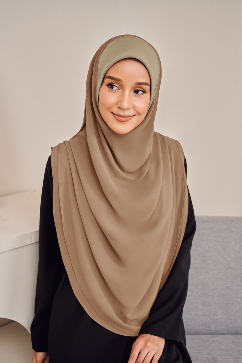 Nageena Khimar in Brown