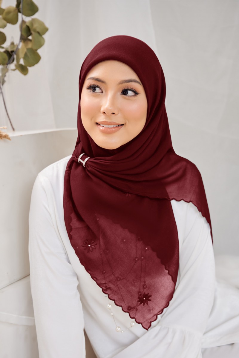 AZZA Sulam Bawal in Burgundy