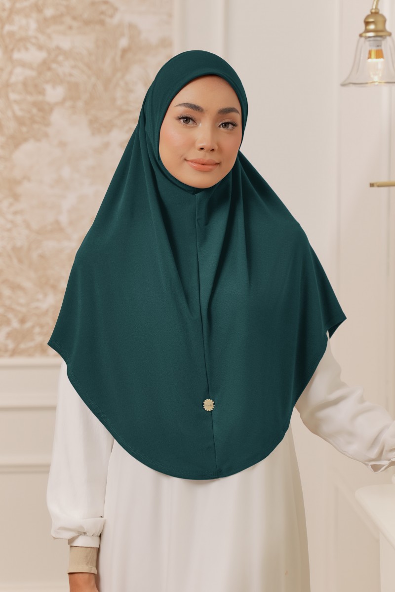 MEDINA Tudung Sarung in Emerald Green