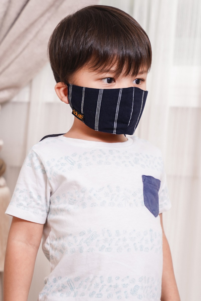 Face Mask Kids in Navy Blue