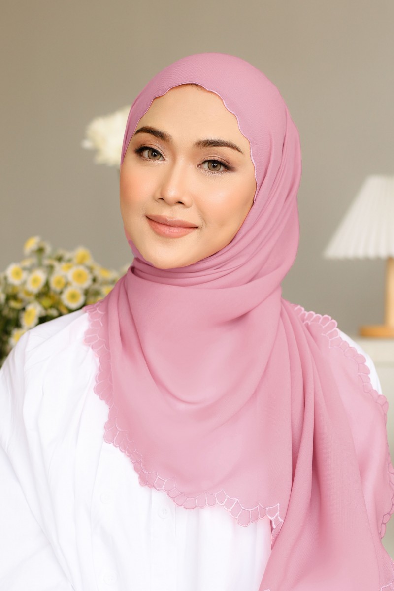 (AS-IS) Abir Sulam Long Shawl in Orchid