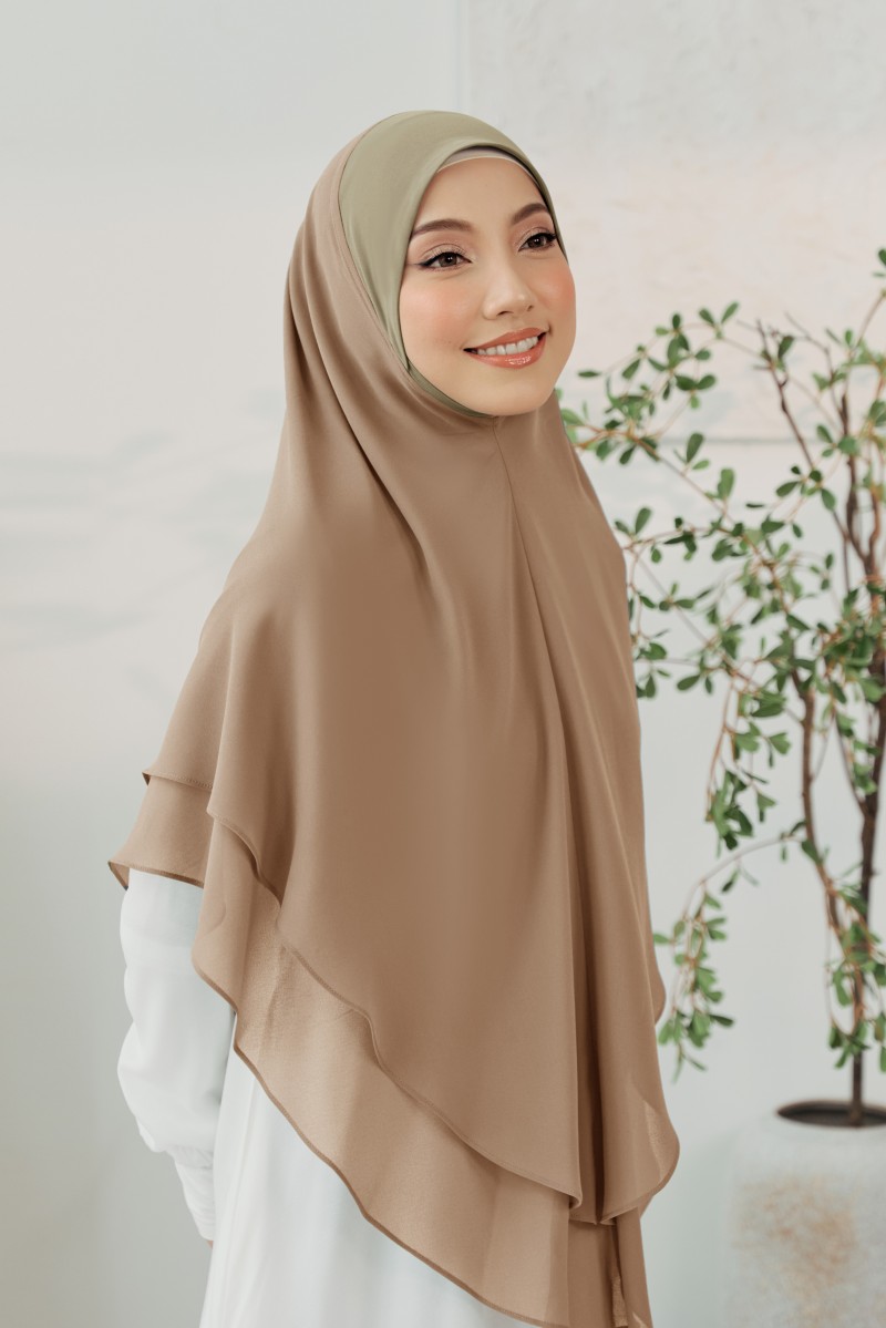 Nageena Khimar in Brown