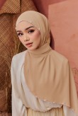 SHASMEEN Beads Long Shawl in Caramel