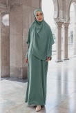 Belva Kaftan in Dusty Green