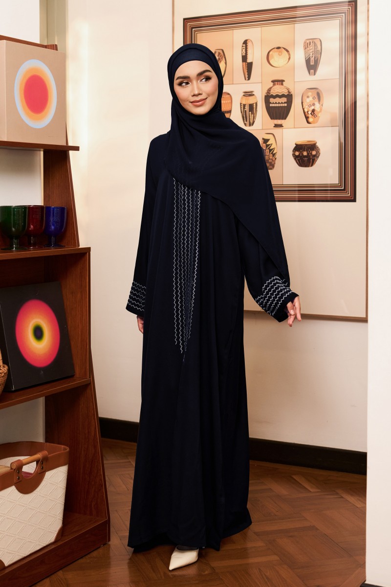 ELARA Jubah L1 in Navy Blue