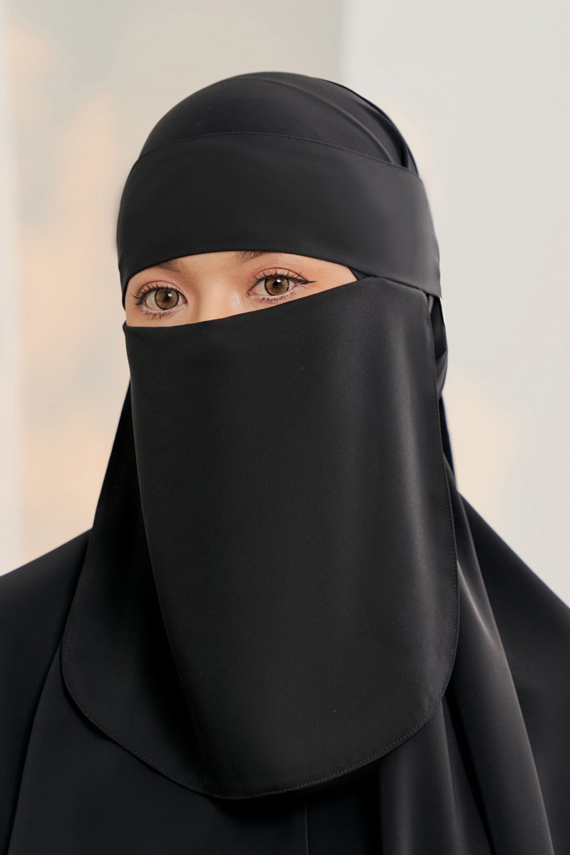 AMINA Niqab in Black