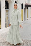 ZAREEN Coord Set in Soft Green