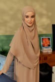 NEEMA Khimar in Soft Brown