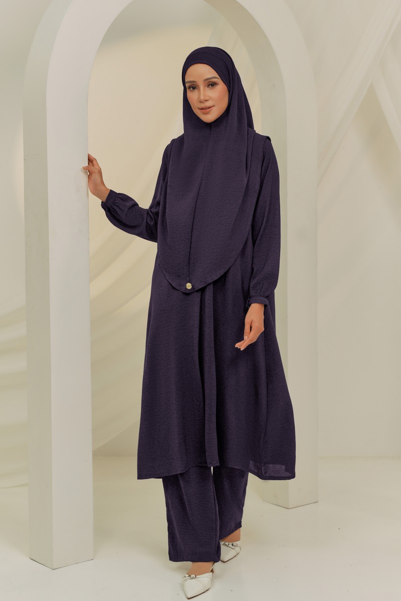 New LANA Set in Dusty Purple with Khimar