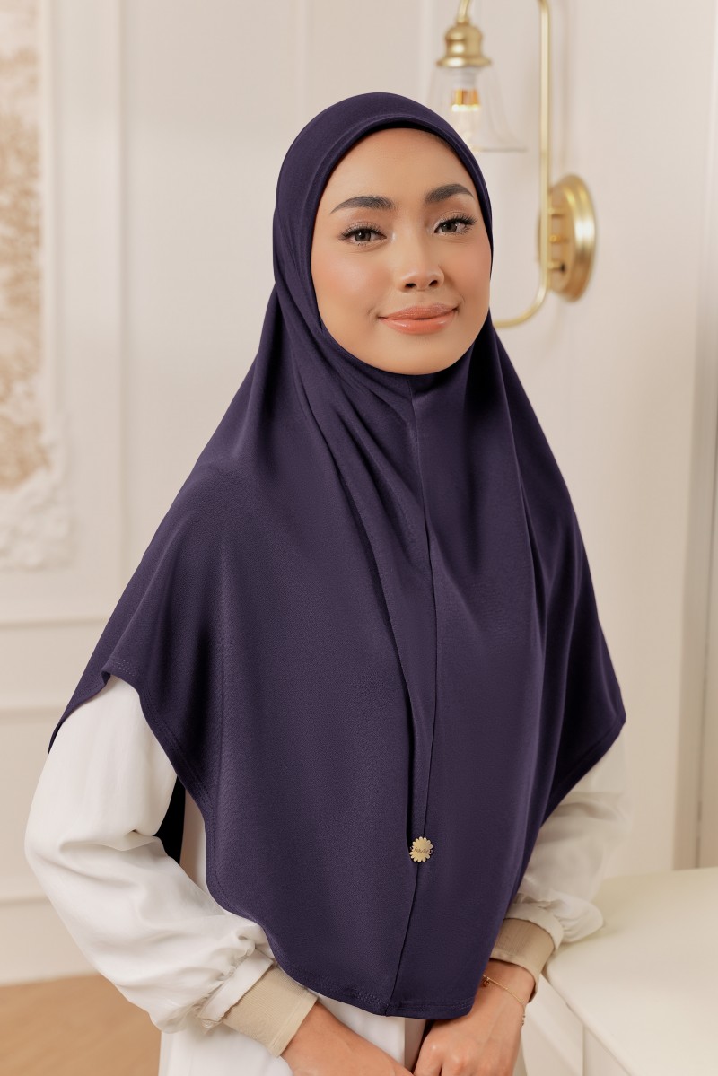 MEDINA Tudung Sarung in Dark Purple