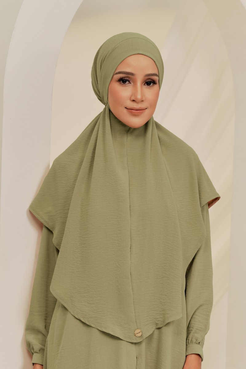 LANA Khimar in Dusty Olive