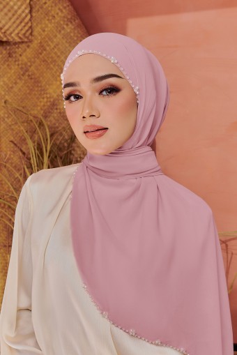 Georgette Hijaab (Light Pink) – Alaya