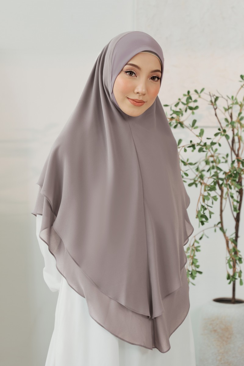 Nageena Khimar in Smokey Purple